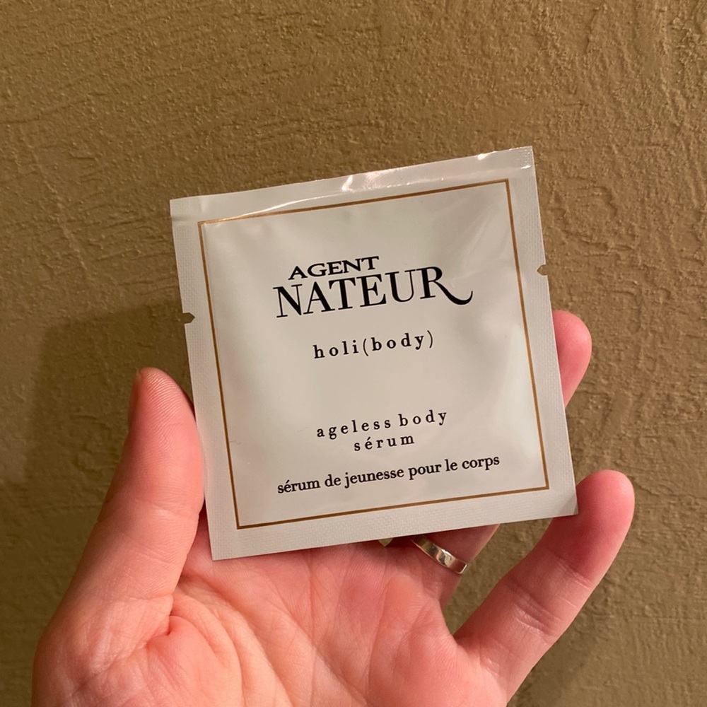 NWT Agent Nateur Holi (Body) Ageless Body Serum Sample Packet